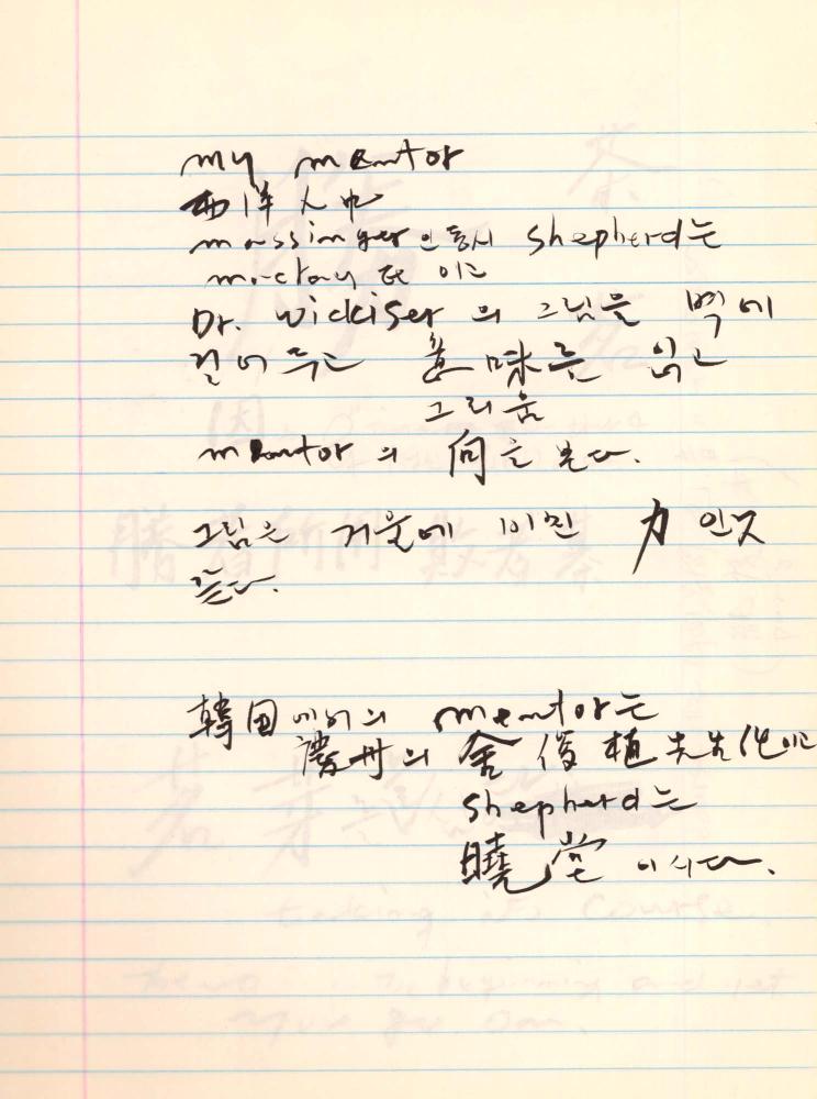 1998년 김차섭 구상노트
