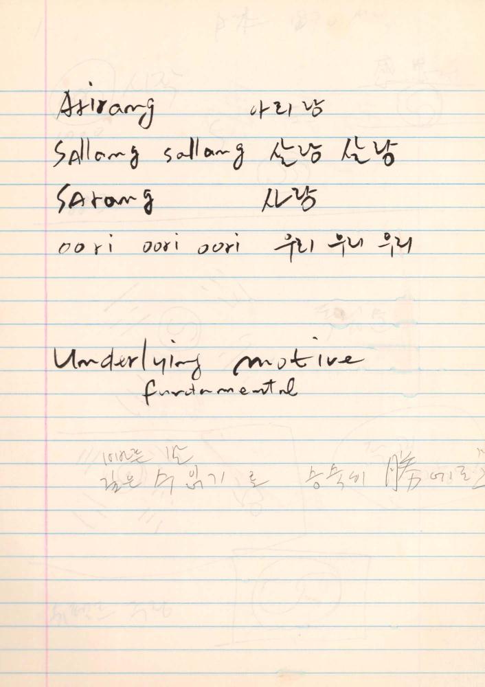 1998년 김차섭 구상노트