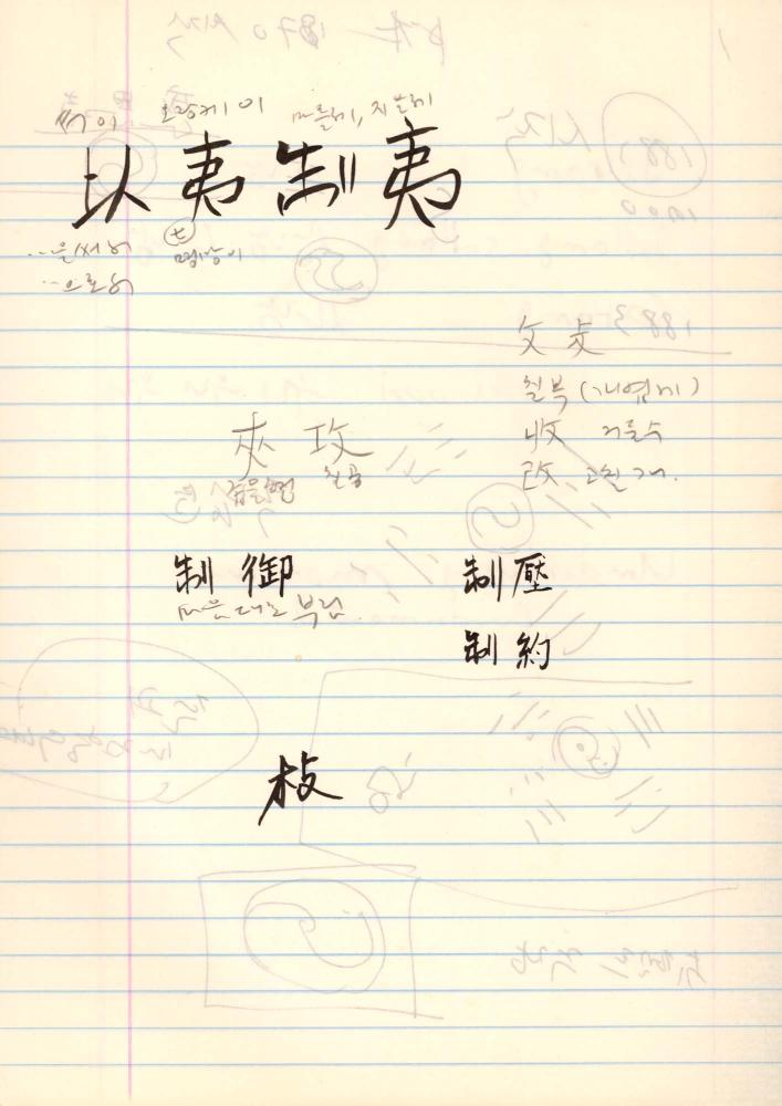 1998년 김차섭 구상노트