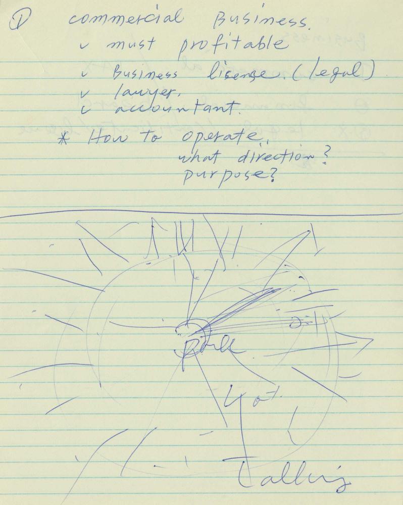 1985년 김차섭 구상노트 1 6