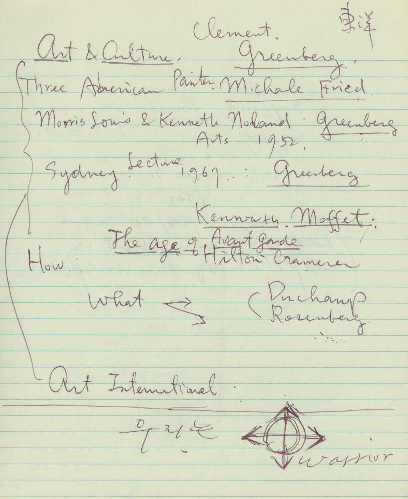 1985년 김차섭 구상노트 1