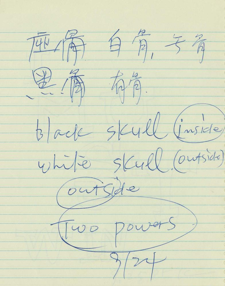 1985년 김차섭 구상노트 1