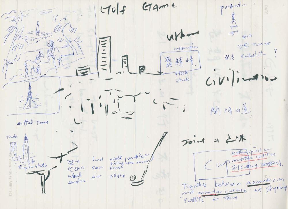 1995년 김차섭 구상노트 3