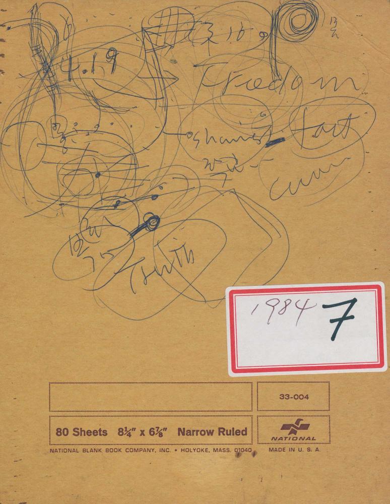 1984년 김차섭 구상노트 1 1