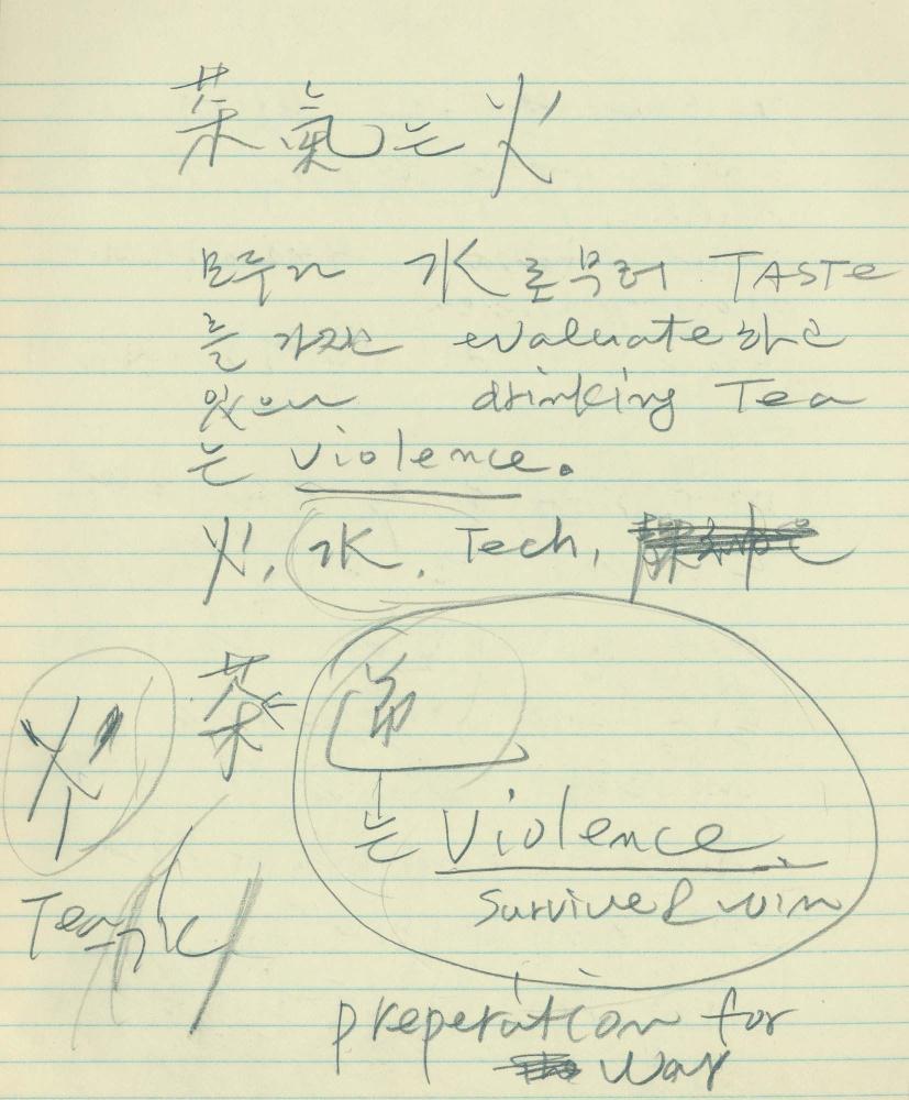 1984년 김차섭 구상노트 1