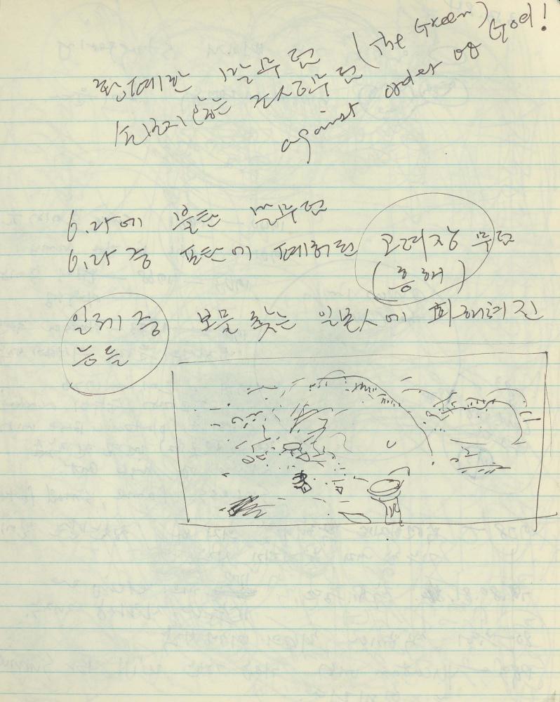 1984년 김차섭 구상노트 1