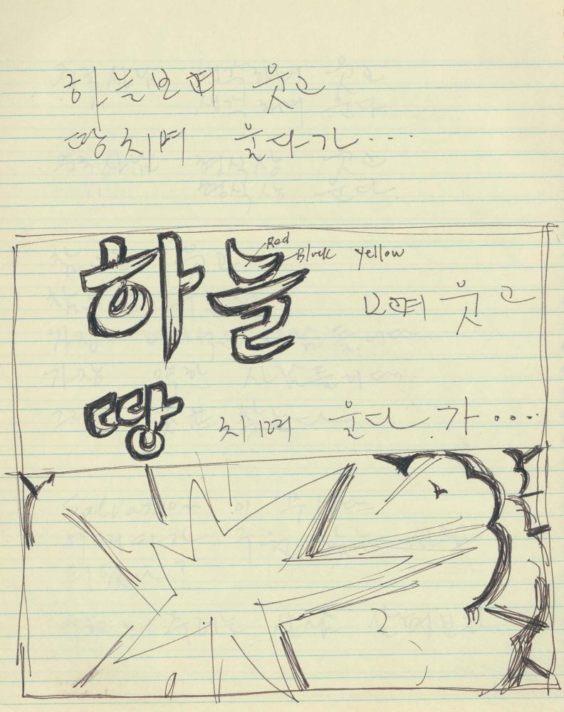 1984년 김차섭 구상노트 1