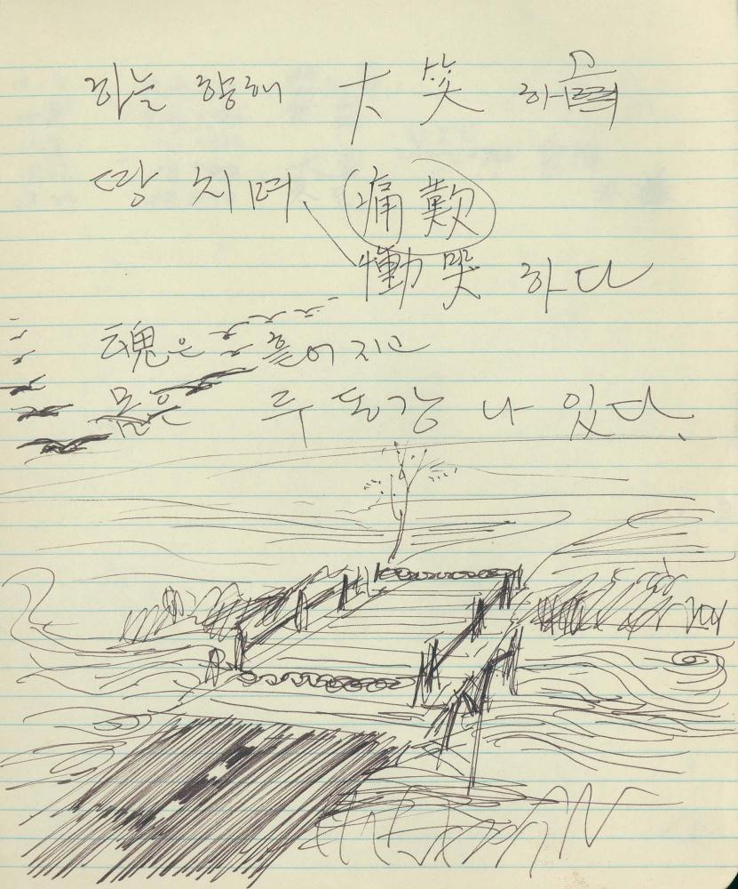1984년 김차섭 구상노트 1