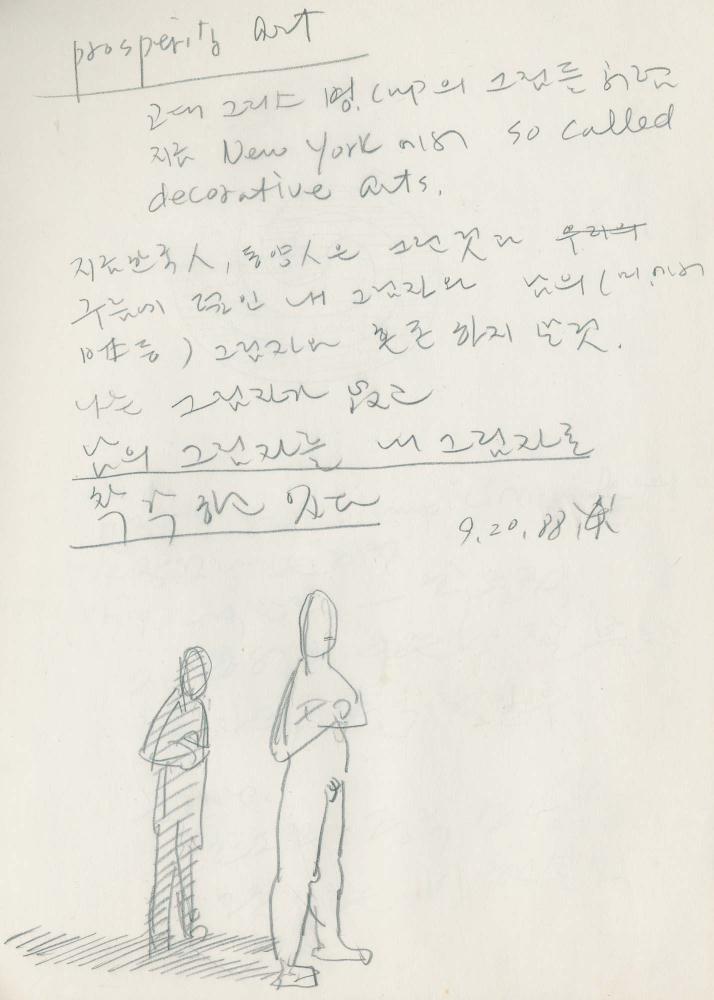 1988년 김차섭 구상노트 2