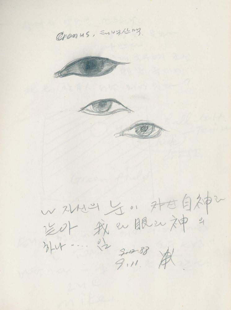 1988년 김차섭 구상노트 2