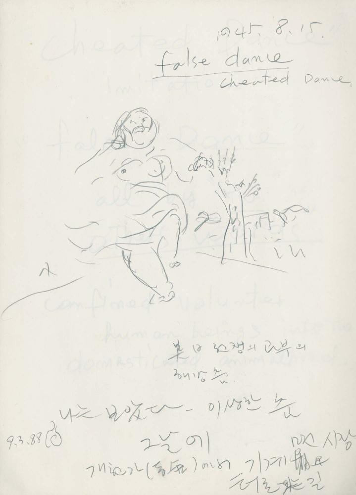 1988년 김차섭 구상노트 2