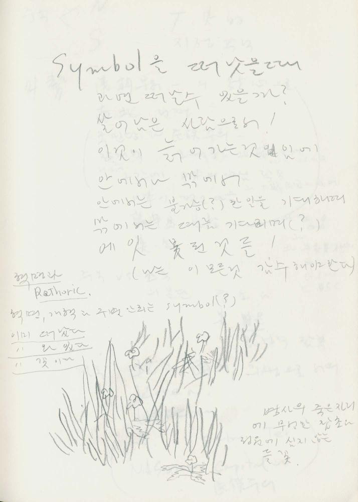 1989년 김차섭 구상노트 2