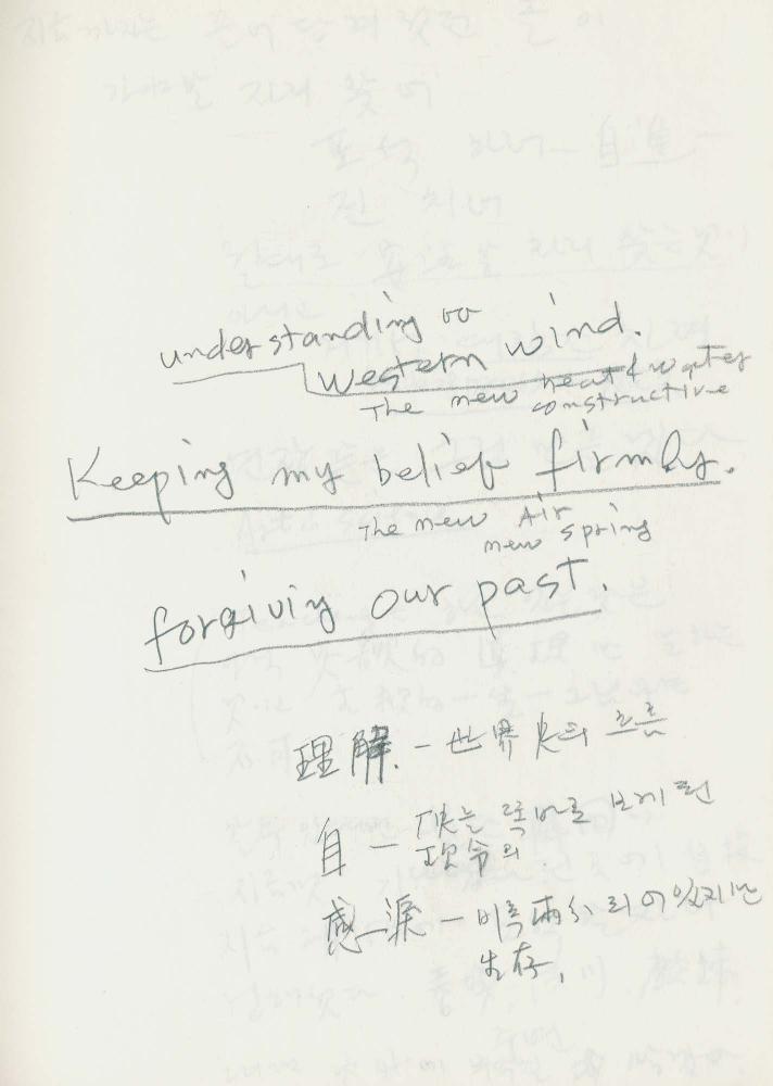 1989년 김차섭 구상노트 2