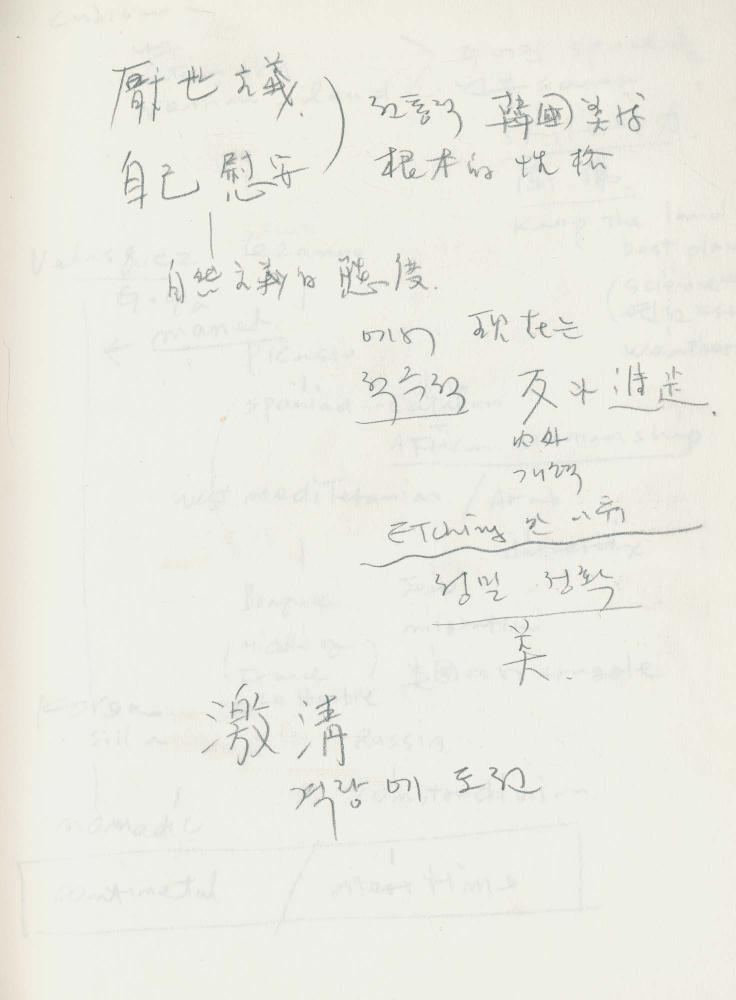 1989년 김차섭 구상노트 2