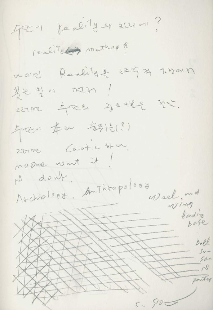 1989년 김차섭 구상노트 2