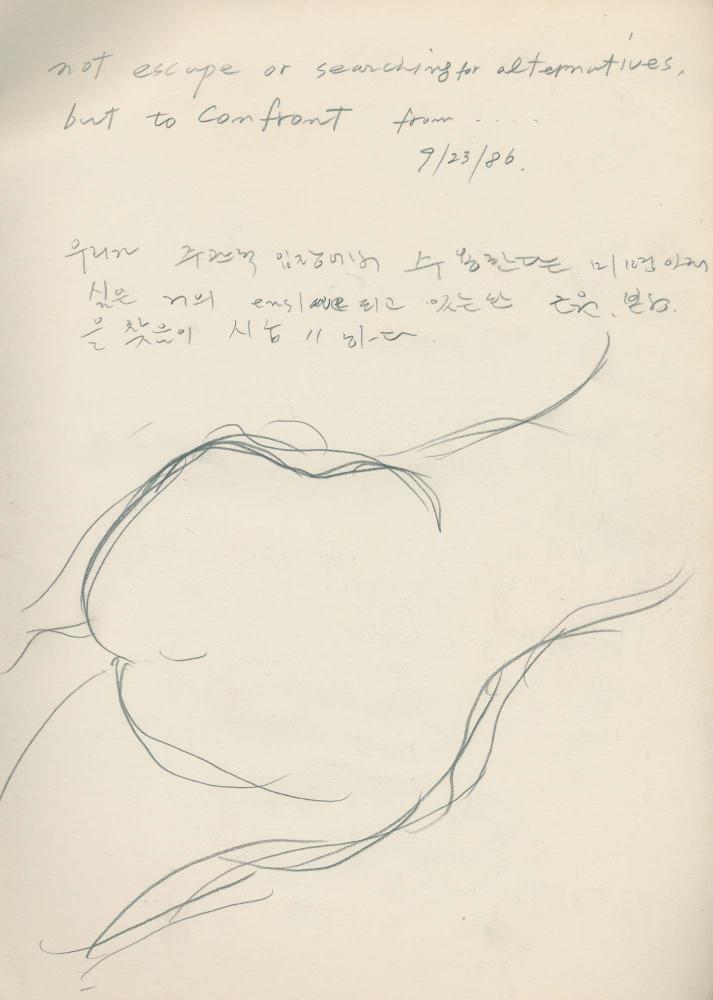1989년 김차섭 구상노트 3