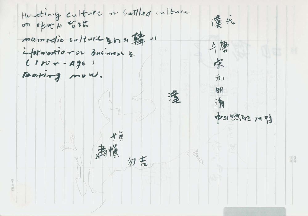 2002년 김차섭 구상노트 1