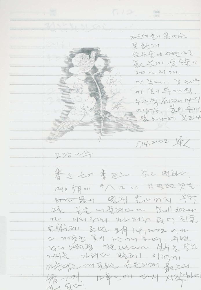 2002년 김차섭 구상노트 1