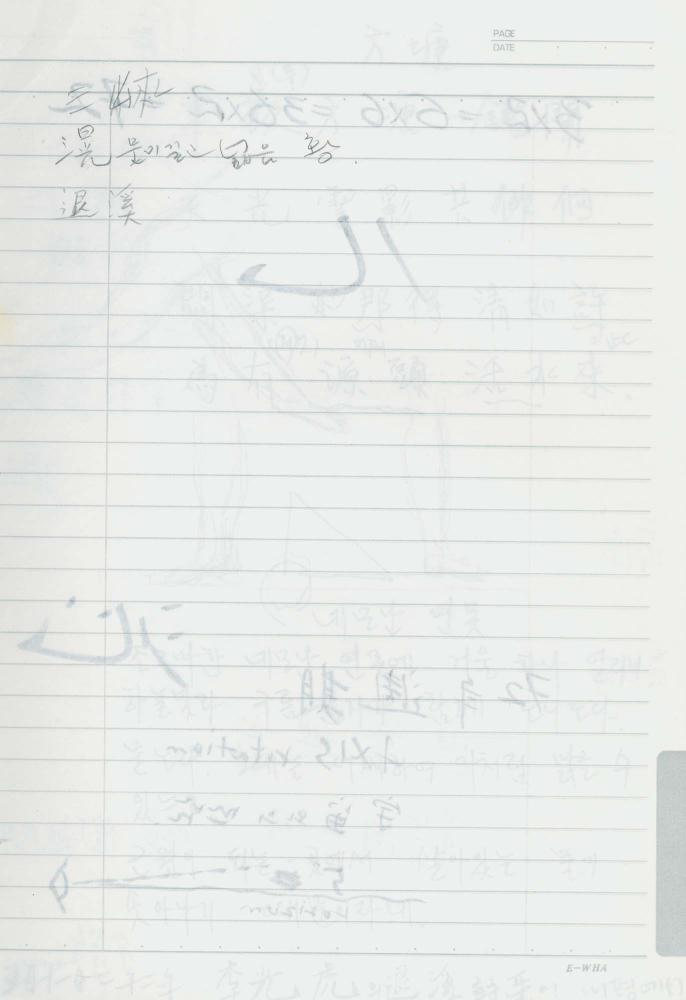 2002년 김차섭 구상노트 1
