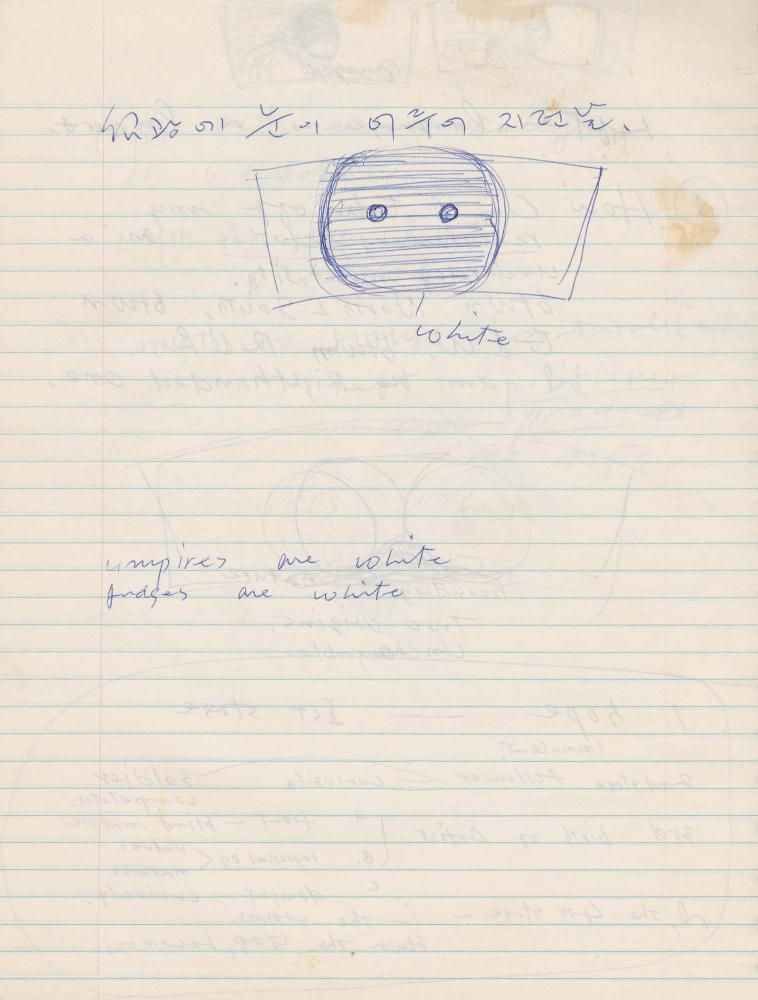 1988년 김차섭 구상노트 10