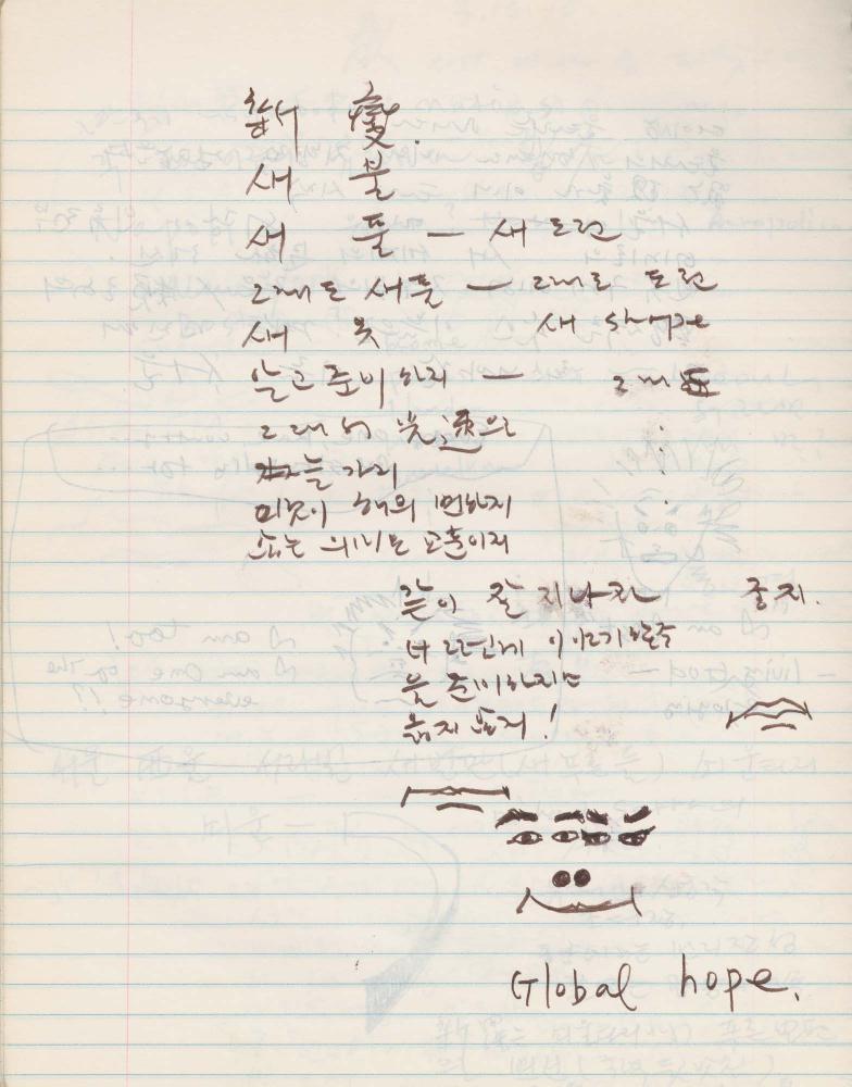 1988년 김차섭 구상노트 10