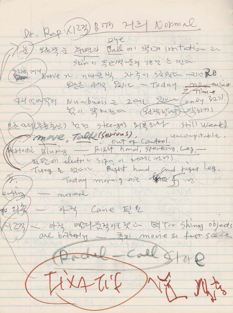 1988년 김차섭 구상노트 10