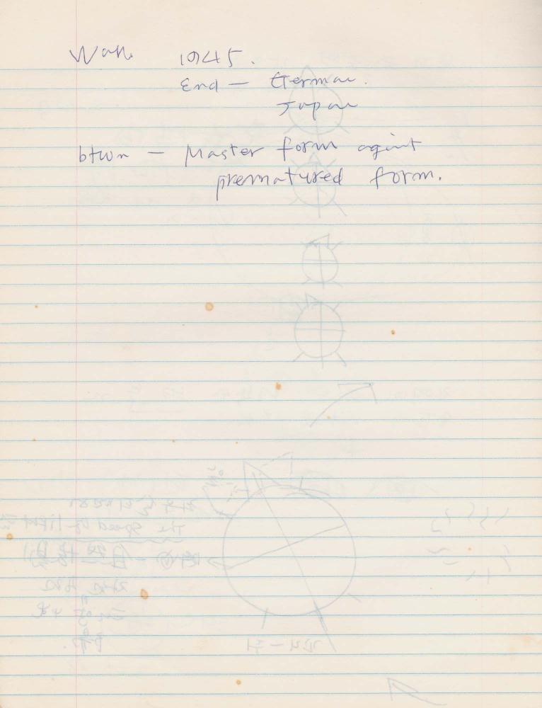 1988년 김차섭 구상노트 10