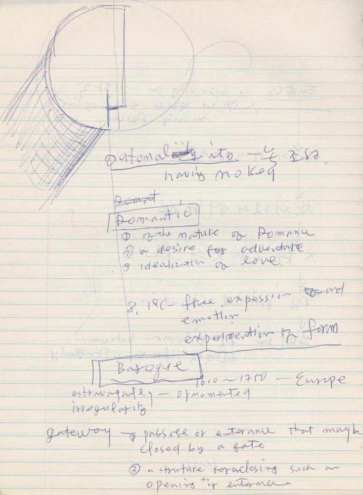 1988년 김차섭 구상노트 10