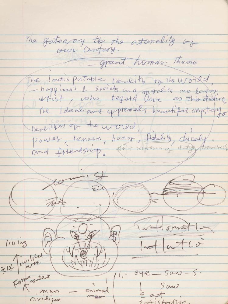 1988년 김차섭 구상노트 10