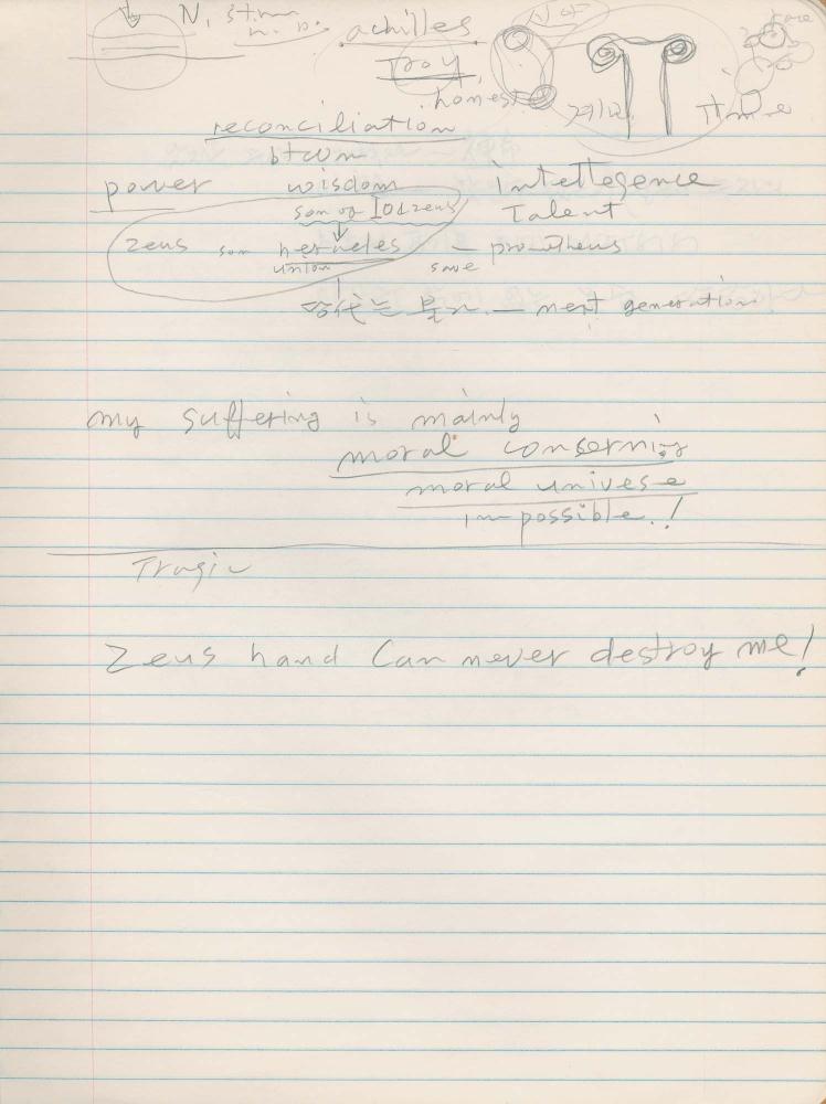 1988년 김차섭 구상노트 10