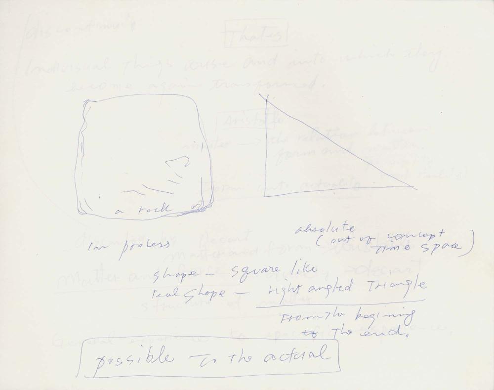 1982년 김차섭 구상노트 2