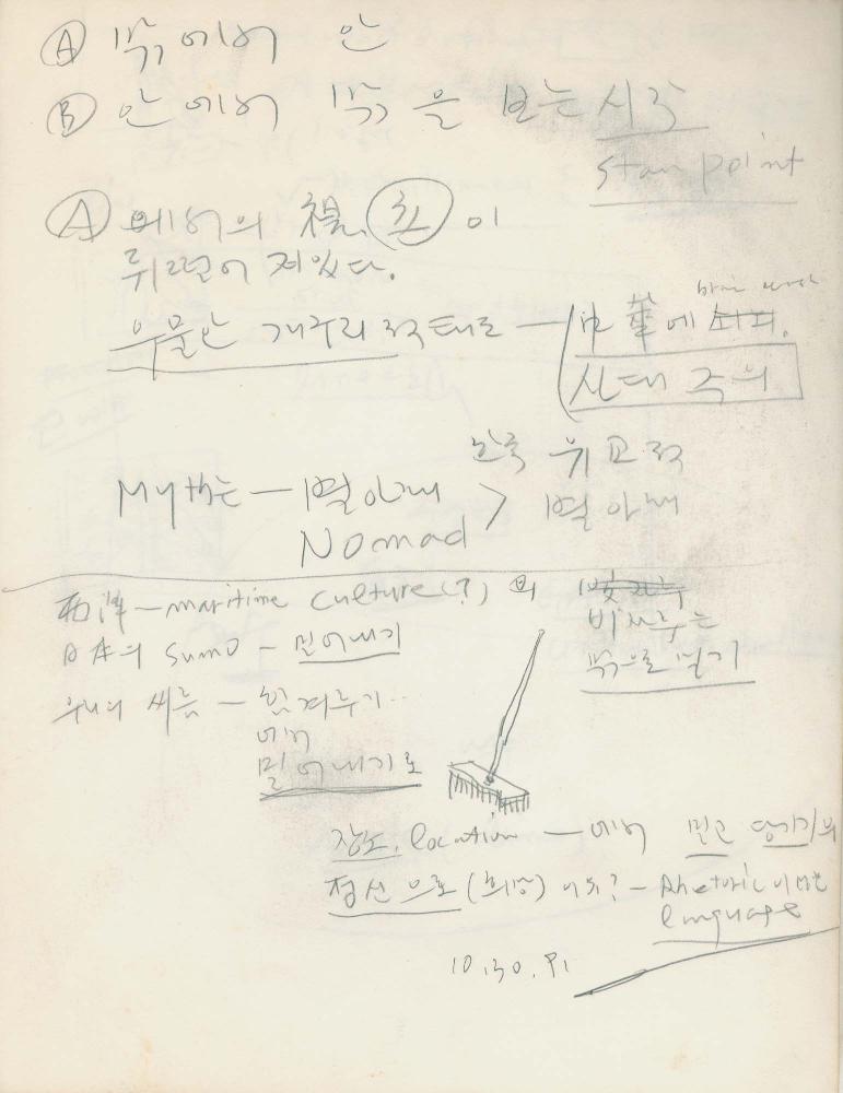 김차섭 구상노트 1