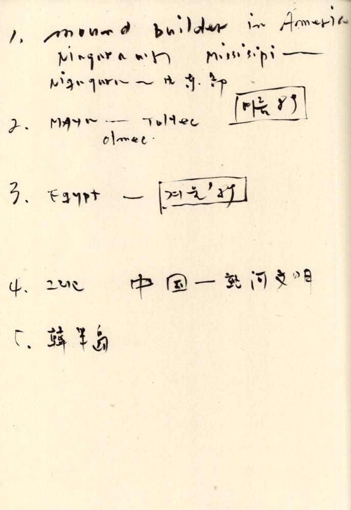 1990년 김차섭 구상노트 1
