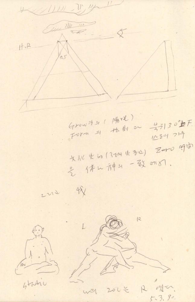 1990년 김차섭 구상노트 1