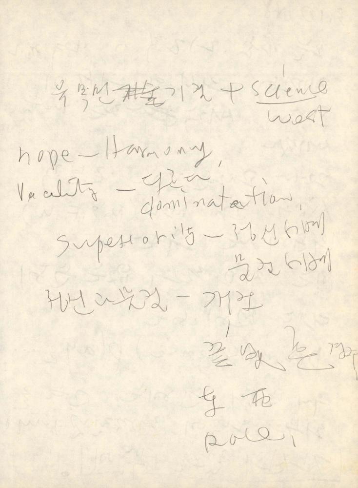 1988년 김차섭 구상노트 3