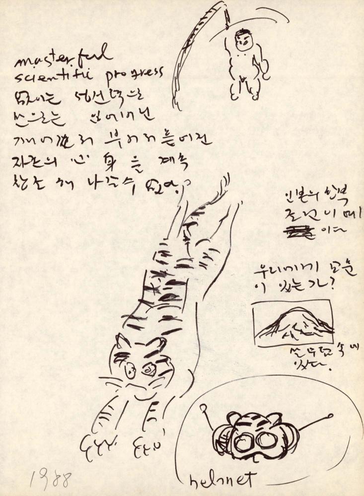1988년 김차섭 구상노트 3
