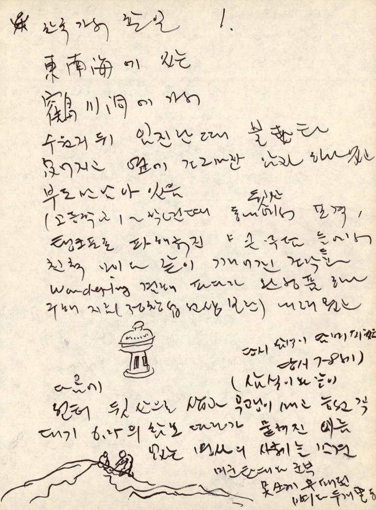1988년 김차섭 구상노트 3