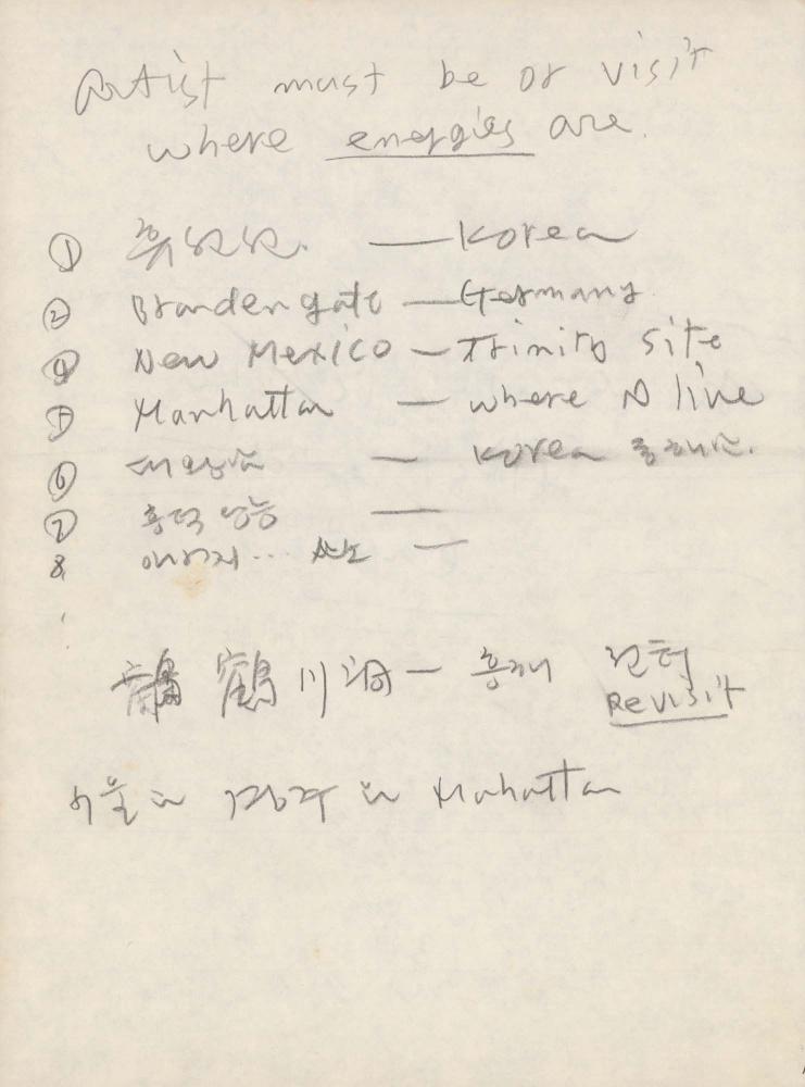 1988년 김차섭 구상노트 3