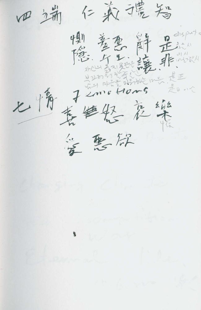 2000년 김차섭 구상노트 1