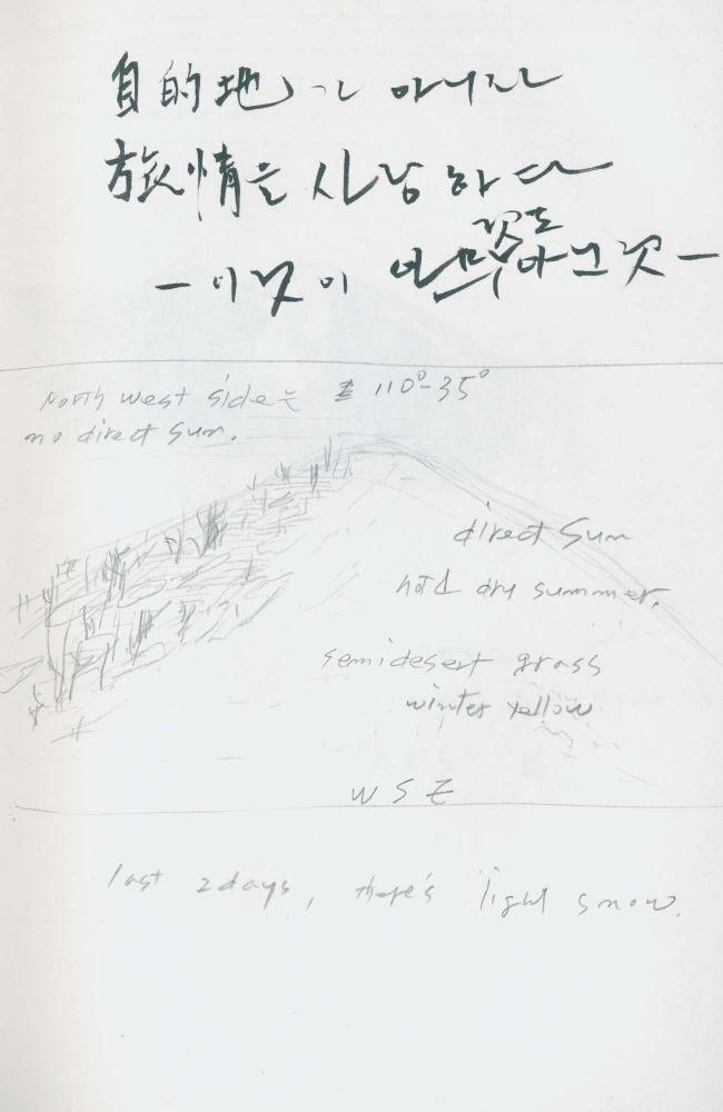 2000년 김차섭 구상노트 1