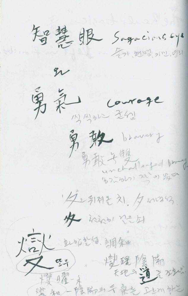 2000년 김차섭 구상노트 1