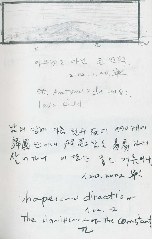 2000년 김차섭 구상노트 1