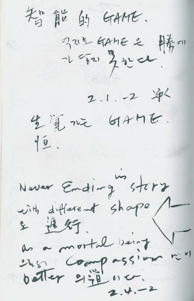 2000년 김차섭 구상노트 1