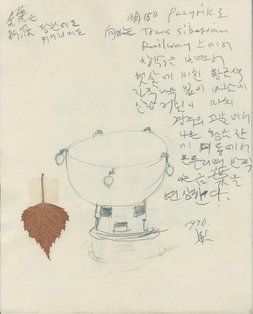 1996년 김차섭 구상노트 4