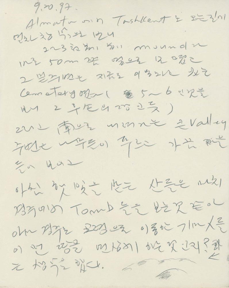 1996년 김차섭 구상노트 4