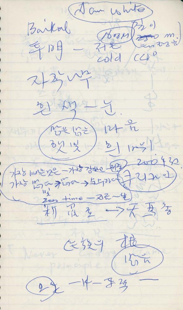 1993년 김차섭 구상노트 2