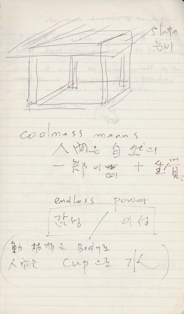 1993년 김차섭 구상노트 2