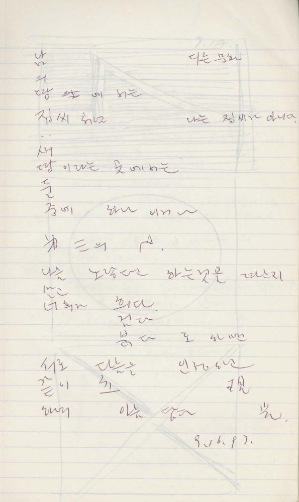 1993년 김차섭 구상노트 2