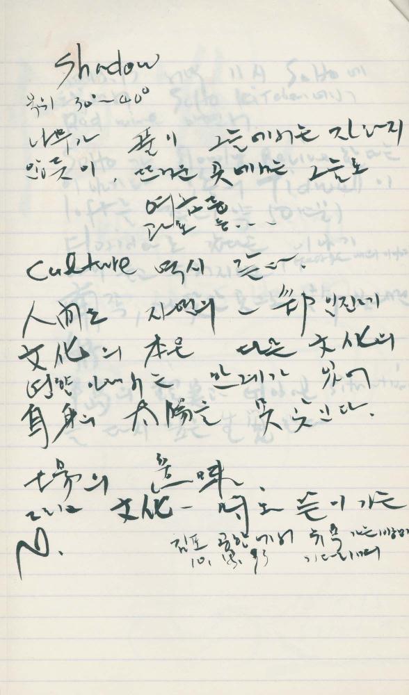 1993년 김차섭 구상노트 2