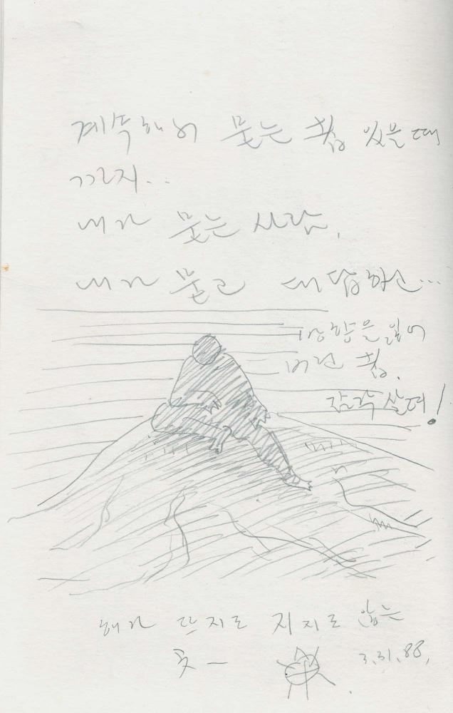 1988년 김차섭 구상노트 4